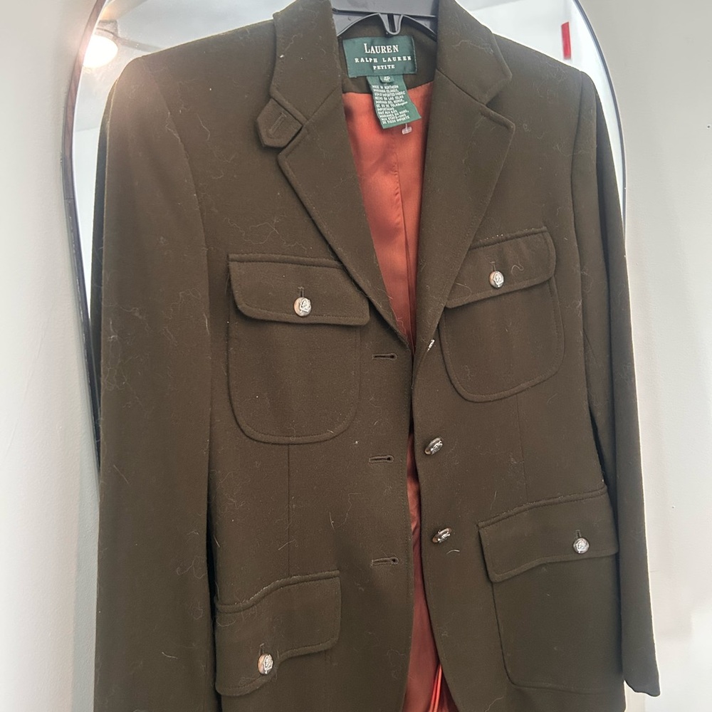 Vintage Lauren Ralph Lauren Olive Blazer